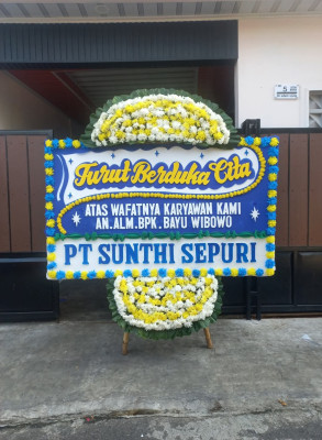 Papan Bunga Duka di Pandawan